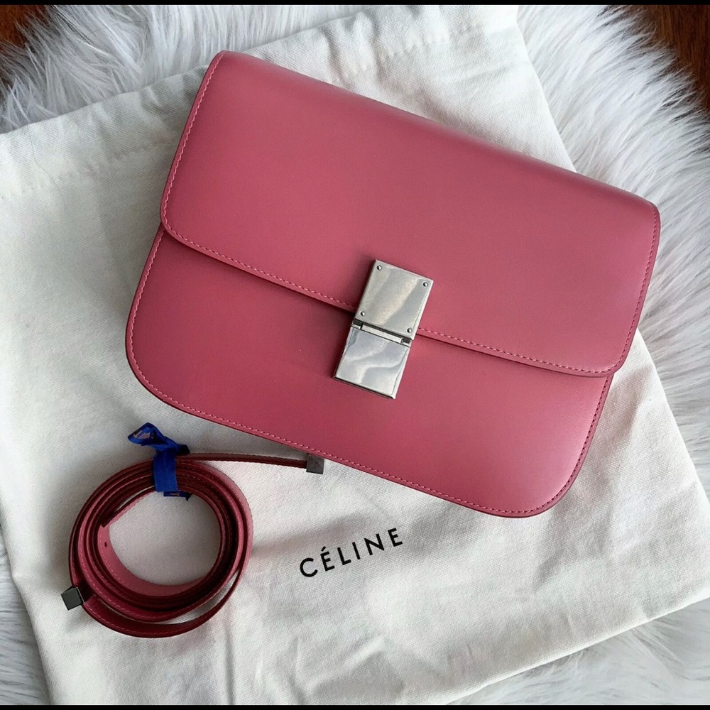 ❌SOLD❌100% Auth Celine Classic Box Medium Bubble